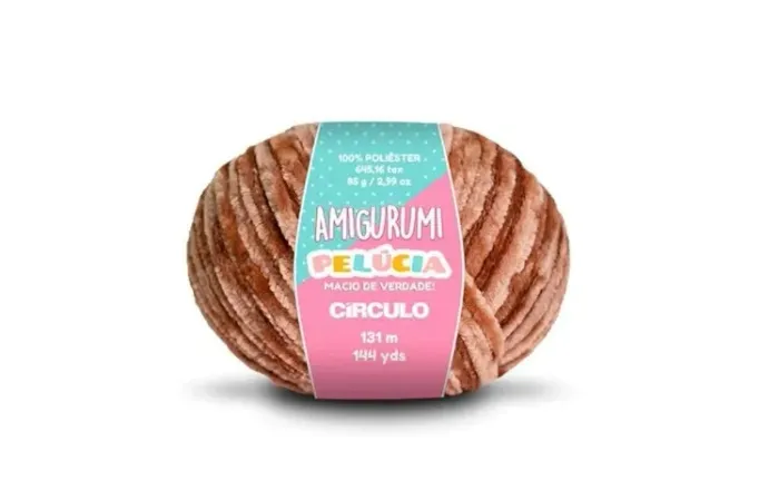 Amigurumi Pelúcia Cor 7569 Brigadeiro Artesanal