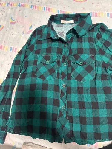 Camisa xadrez infantil 