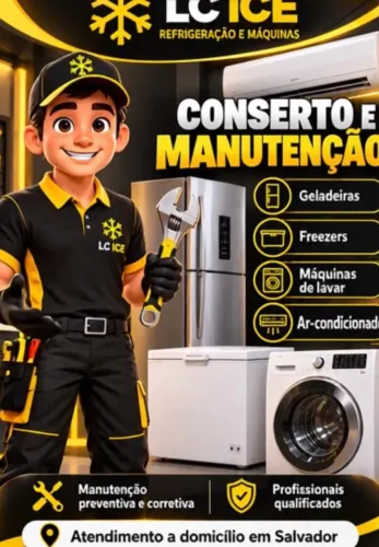 Conserto geladeira , máquina lavar e secar , ar condicionado
