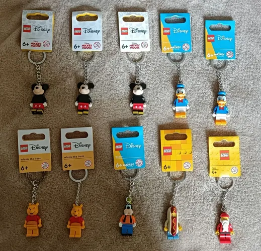 Lego Chaveiros Disney 