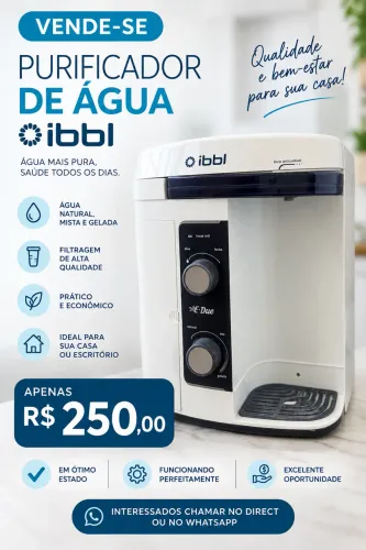 Purificador de água gelada