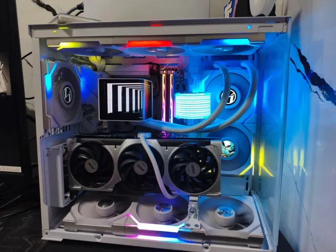 Cpu Gamer am5 Wite 7 9800x3d + Rtx 5080 ventus msi + 2x32gb Lian li topzeira Ac trocas