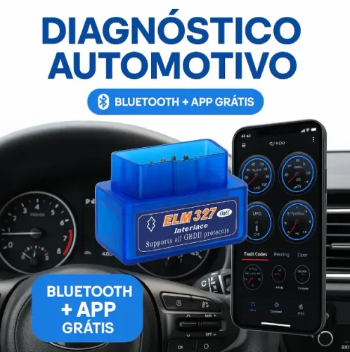 Scanner de Carro ( Fácil Instalação + App de Celular )