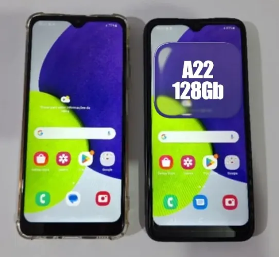 Dia das Crianças A22 128Gb os 2 por $800