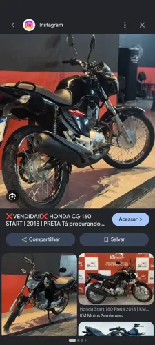 Vende-se start 160 2018 como essa da foto, me chame que mando foto
