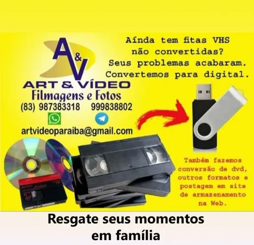 Conversão de fitas analógicas 