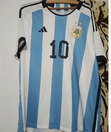 Camisa Argentina 2022 Duas Estrelas