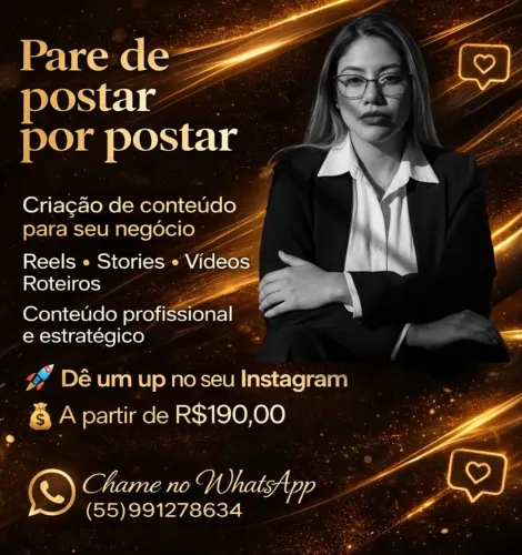 Criação de conteúdo para Instagram (Reels e Stories)