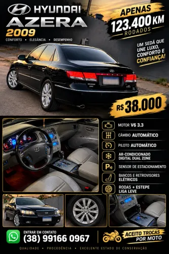Hyundai Azera GLS 3.3 V6 24V 4P Aut. 2009