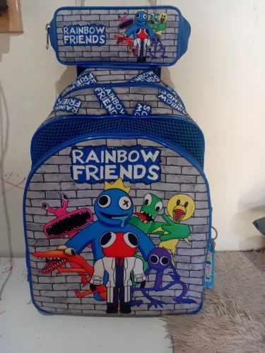 Mochila completa com bolsa térmica e estojo