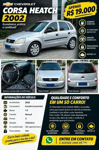 Chevrolet Corsa Hatchback 1.0 MPFI 8V 71cv 5P 2003