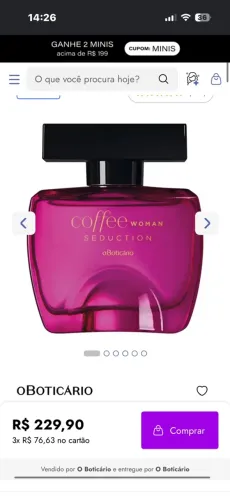 perfume novo