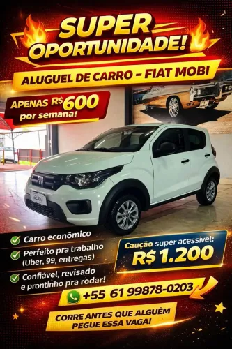 Alugo para motorista de aplicativo
