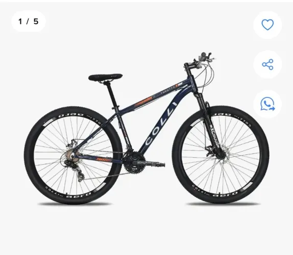 Bicicleta Colli Toronto Alumínio Aro 29 Disco-shimano 21v Cor Azul Metálico Q17