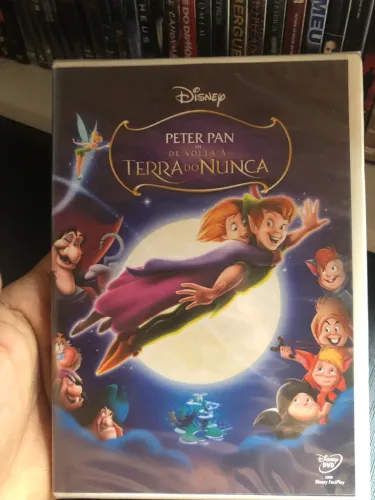 DVD peter pan de volta à terra do nunca lacrado