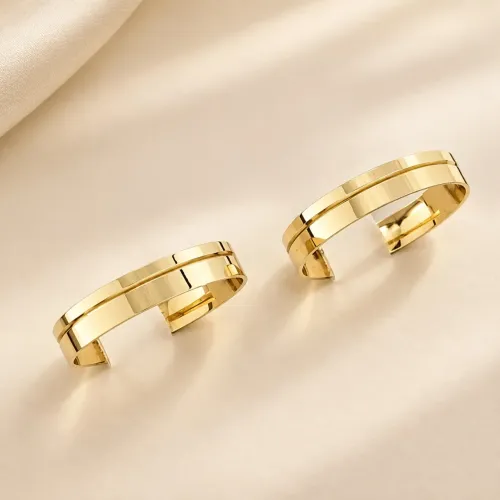 2 alianças de Ouro 18k (15.2G)