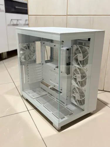 Gabinete Gamer NZXT H9 Flow Branco Vidro Lateral e Frontal Mid Tower - Na Caixa + NF