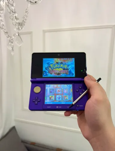 Nintendo 3ds Roxo Completo com Caixa e manuais + muitos jogos como Pokémon Mario zelda