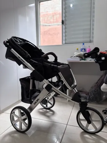 Carrinho de Bebê ABC Design Salsa 3 + Bebê Conforto (Travel System Luxo)