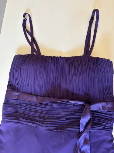 Vestido festa longo roxo
