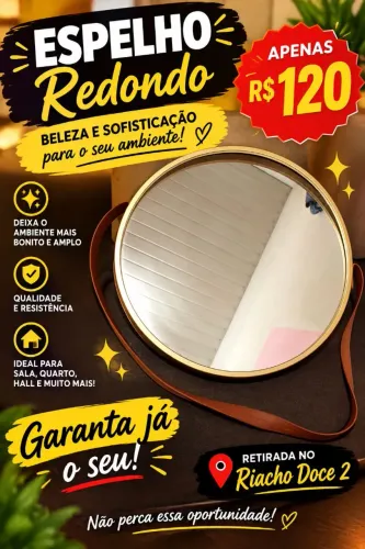 ESPELHO REDONDO 