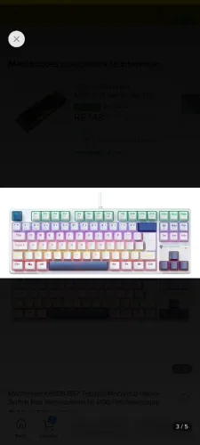 Teclado Mecânico Gamer Switch Red RGB machenike k500B SEMI NOVO