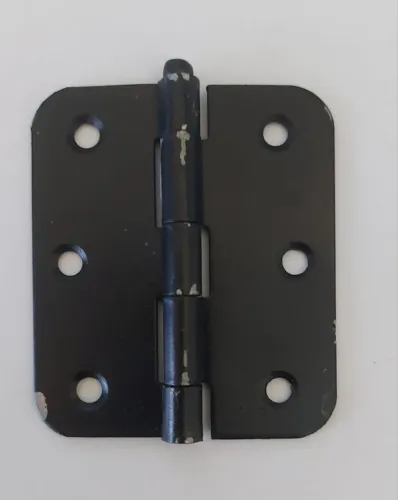 KIT 48 Dobradiça 3x2,5 Preta - Porta/Janela | Galvanizada a Fogo