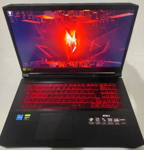Notebook Gamer Acer Nitro 5 i7-11800H GTX 1650 Tela 17 (45 Dais de Uso)