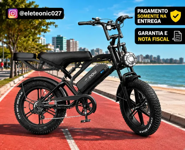 Bike elétrica Inow V20 Brake Pro pagamento somente na entrega 0km garantia e nota fiscal 