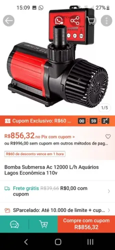 Bomba Oceantech 12 mil lt/hr
