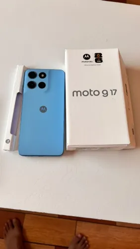 Moto G17 256GB Seminovo Impecável - Caixa, Nota - 12GB RAM Boost