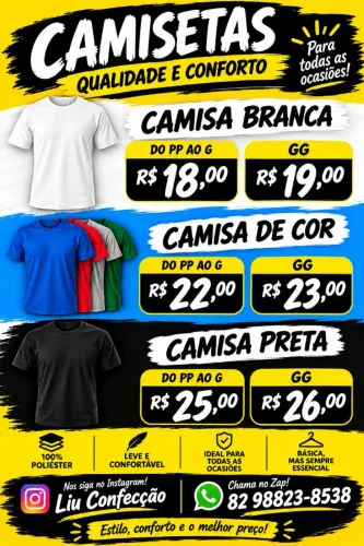 Camisa basica branca