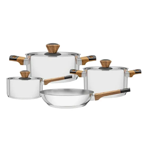 Jogo de Panelas Tramontina, Inox, 4 Peças