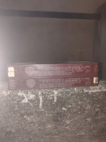 Vhs fita de vídeo o senhor dos anéis