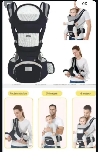Ganguru para bebê. Perfeito estado de conservação