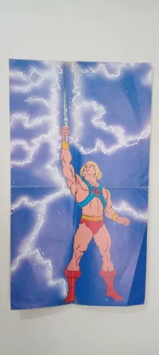Poster antigo do He-Man 