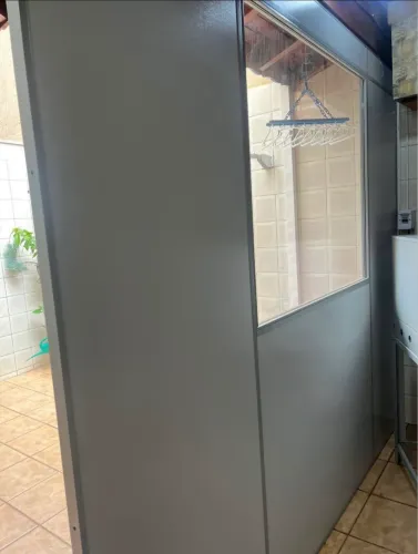 Divisória drywall ambiente interno 