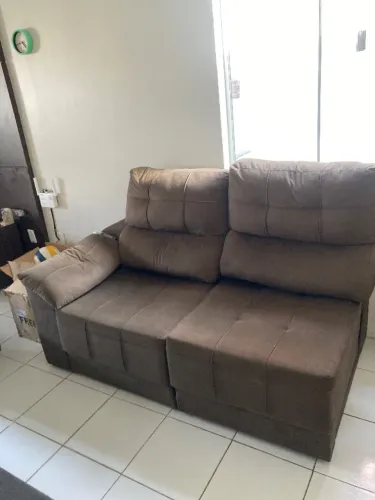 Sofá dois lugares retrátil 