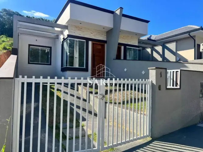 Casa com 2 dormitórios, 42 m², à venda por R$389.000 - Forquilhas - São José/SC