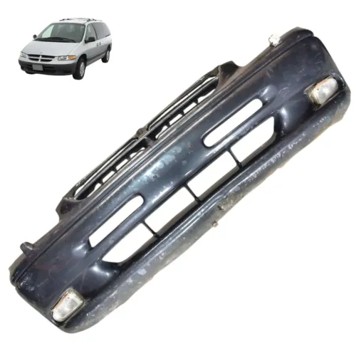 Parachoque Dianteiro Chrysler Grand Caravan 1998 1999 2000 Azul-escuro