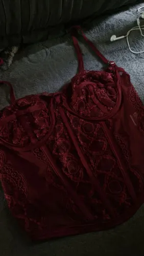 Corset vinho