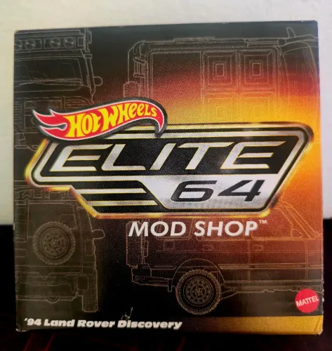 Hot Wheels Elite 64 Mod Shop Land Rover Discovery 1994 - Metal/Metal