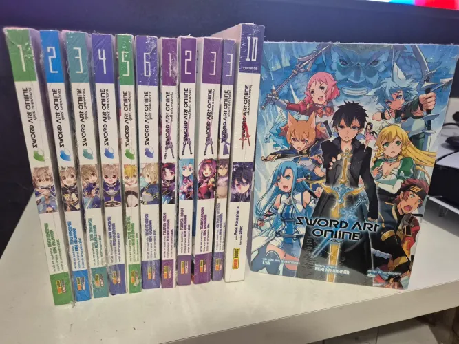 Mangás Sword Art Onlaine.