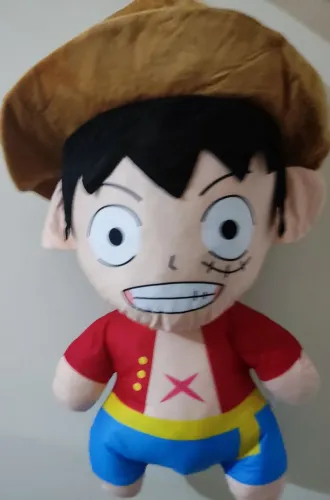 Pelúcia Monkey D. Luffy do anime One Piece 80cm