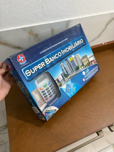 Jogo Super Banco Imobiliário Estrela com Maquininha - Completo