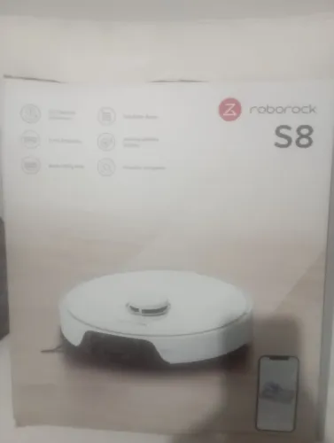 Robo Aspirador de Pó roborock S8 Robot, escova DuoRoller, sucção 6000, desvio de obstáculo