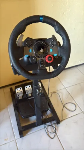 Volante Logitech G29 + Pedais + Suporte - Muito Conservado