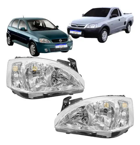 Farol Chevrolet Corsa Montana 2008 2009 2010 2011 2012 Novo