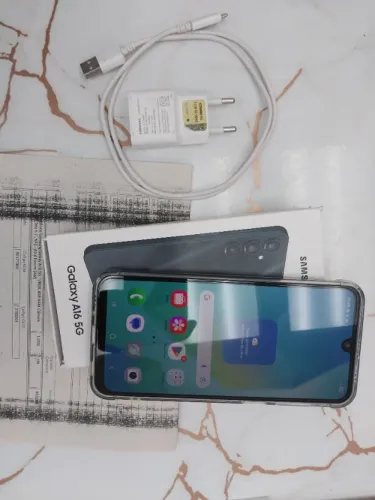 Smartphone Celular Samsung Galaxy A16 128GB preto 5G 6,7" Câm Tripla até 50MP caixa e nota