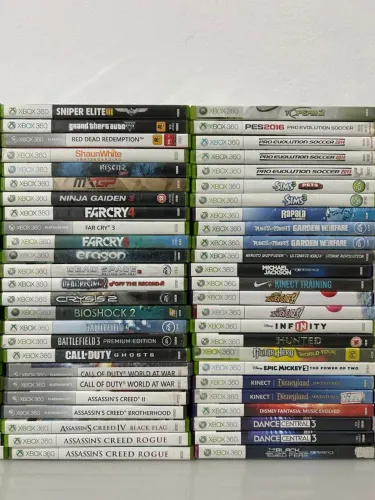 Jogos originais de Xbox 360 (Aceito Cartão)